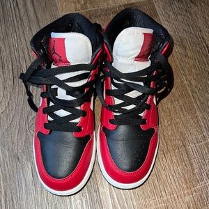 Mid Womens Air Jordan’s Red White & Black